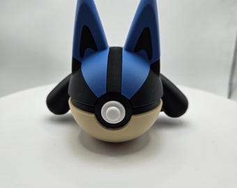 Fan-Inspired Pokemon monster ball - Lucario - N3D