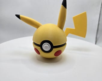 Fan-Inspired Pokemon monster ball - Pikachu - N3D