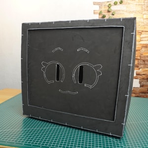 TV Head Cosplay Prop Pattern Template – EVA Foam Pattern for Cosplay & DIY Builds image 6