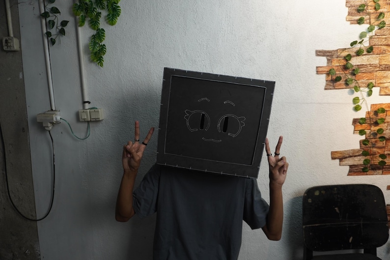 TV Head Cosplay Prop Pattern Template – EVA Foam Pattern for Cosplay & DIY Builds image 9
