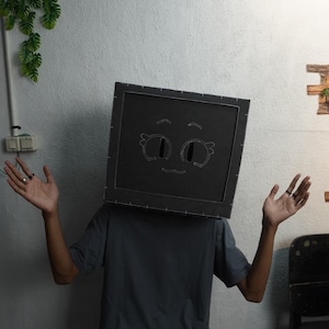 TV Head Cosplay Prop Pattern Template – EVA Foam Pattern for Cosplay & DIY Builds image 8