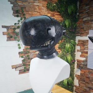 Reze Bomb Devil Helmet Cosplay Prop Pattern Template – EVA Foam Pattern ...