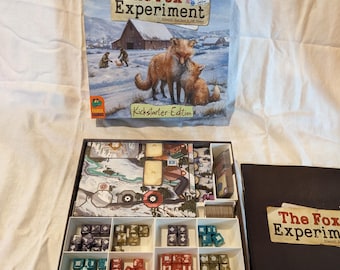 Fox Experiment Board Game Insert / Organizer