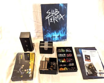 Sub Terra + Expansions Board Game Insert / Organizer