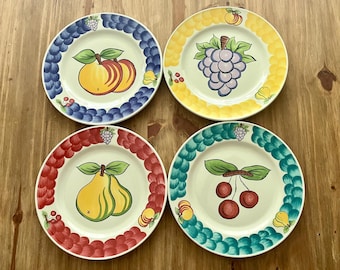 Vintage "Italian Fruit" Tabletops Unlimited dinner plates