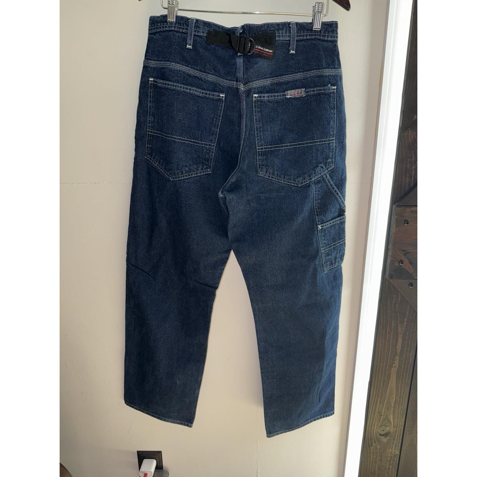 Vintage 90s Polo Jeans Co Carpenter Denim Pants Baggy Skater 