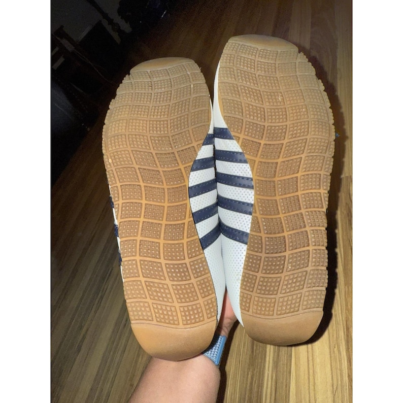 Zapatillas bajas clásicas de cuero blanco K-Swiss Y2K de los años 90 para mujer, talla 6.5 imagen 9