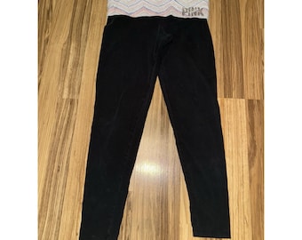Leggings de yoga con cintura plegable y brillantes de Victoria's Secret PINK, talla S Y2K