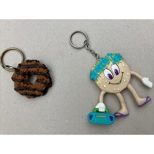 Vintage Girl Scouts Tote Bag & Key Chains Little Brownie Bakers Cookies RARE image 4