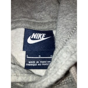 Bluza z kapturem Nike Swoosh w stylu vintage Y2K w kolorze szarym, duża zdjęcie 3