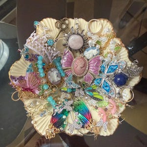 Princess fairy core jewelry mystery jar with Butterfly Cameo zdjęcie 1