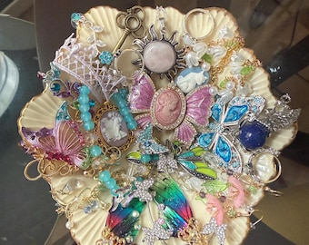 Princess fairy core jewelry mystery jar with Butterfly Cameo