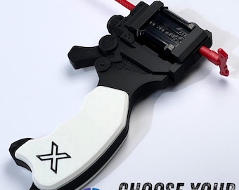 Beyblade X | Empuñadura para Proto Launcher, Grip Estilo Bakuten, Compatible con Proto / Mini / Starter Launchers, Peonzas Beyblade X