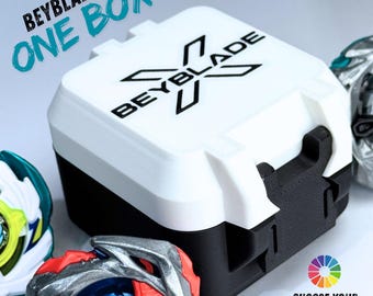 Beyblade X | Unique Box for Beyblade X Tops, 1-in-1 Deck Case, Snap Lock, Compatible with BX / UX / CX, Customizable