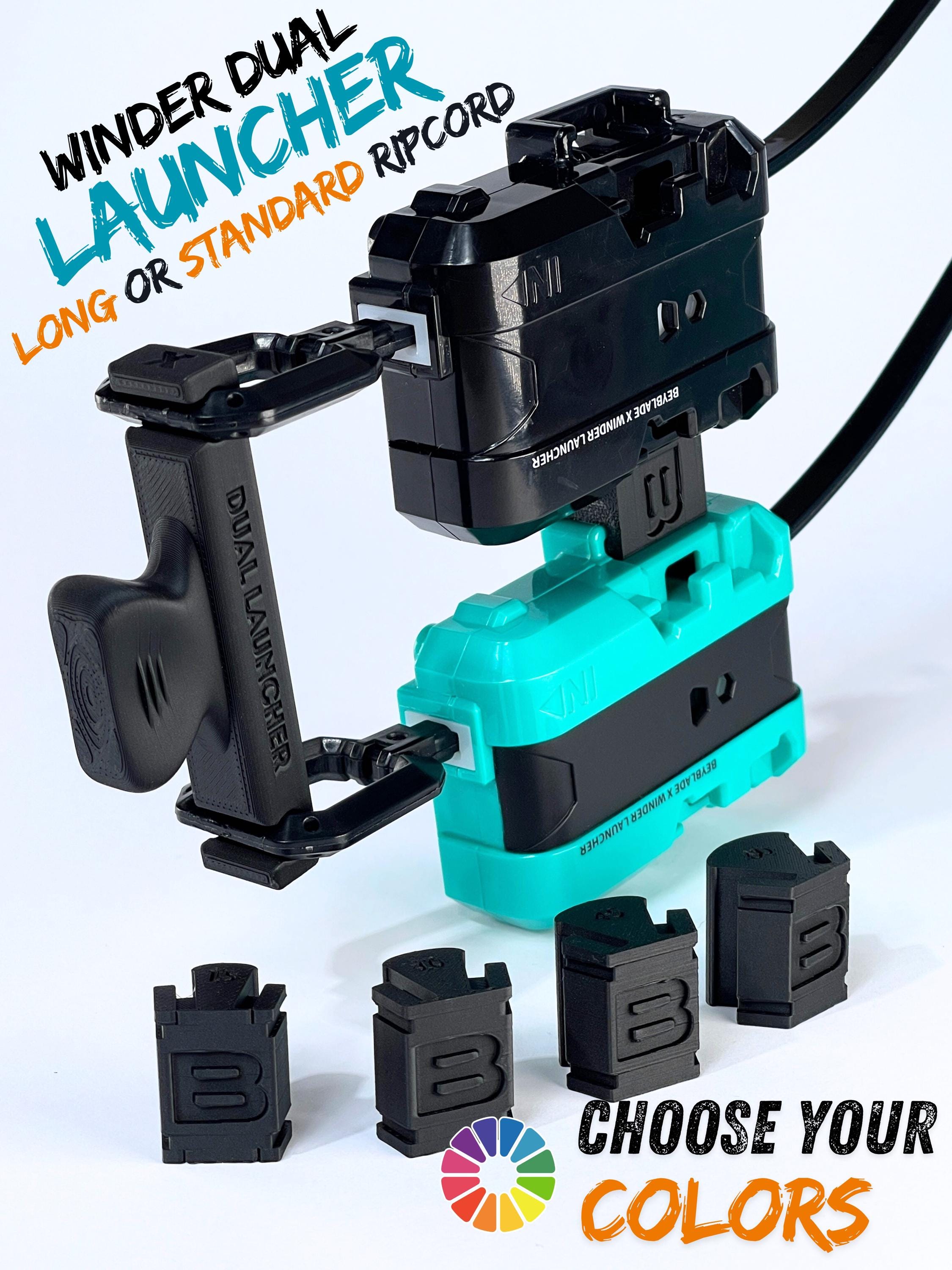 Beyblade X | Coupler for Dual Winder Launcher, Double Adapter for