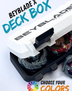 Beyblade X | Competition Box for Beyblade X Tops, 3-on-3 Deck Case
