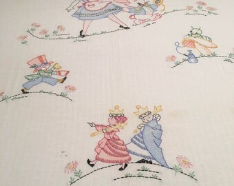 alice in wonderland crib bedding