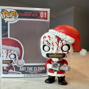 Art the Clown Custom Funko Pop Vinyl Figure with Custom Personalised Box | Hand-Painted | Personalised Unique Gift UK BASED