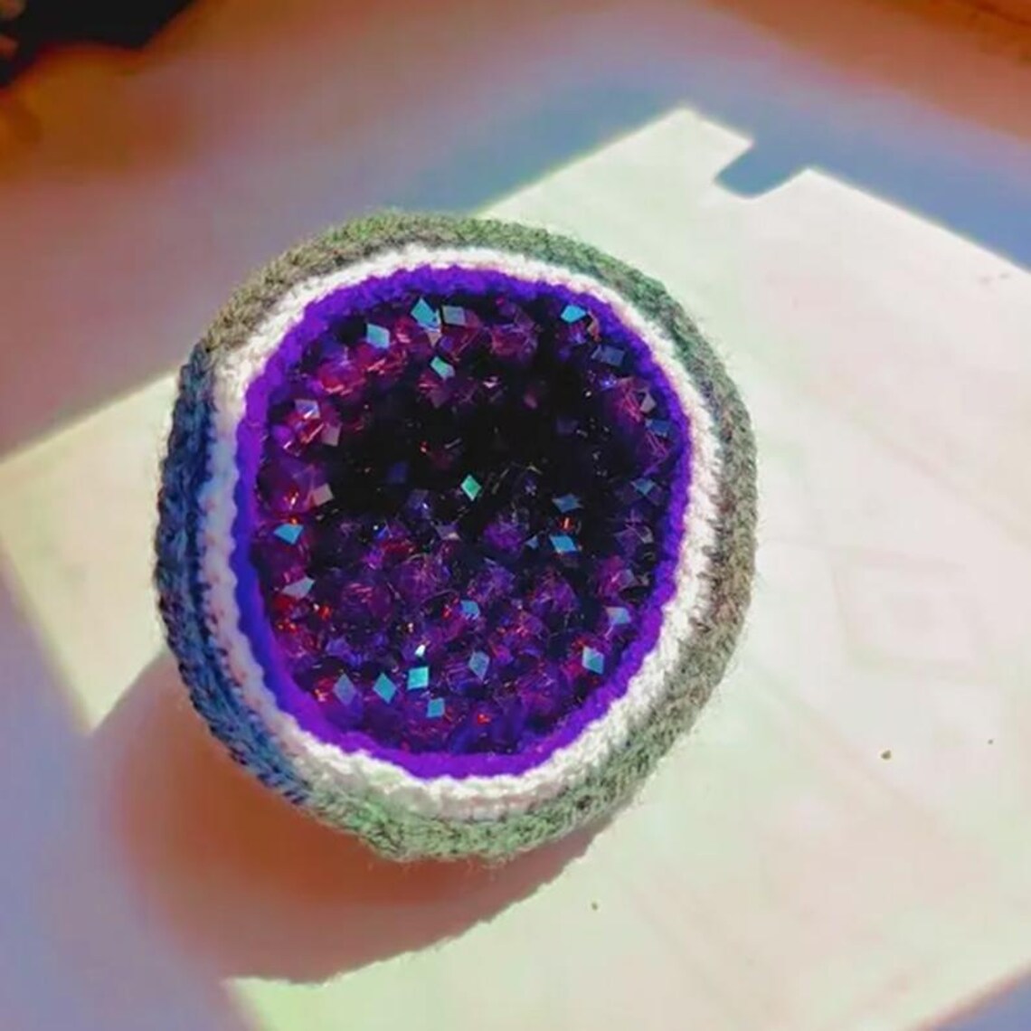 Geode Crochet Pattern, Crystal Amigurumi, Easy to Follow, PDF Digital ...