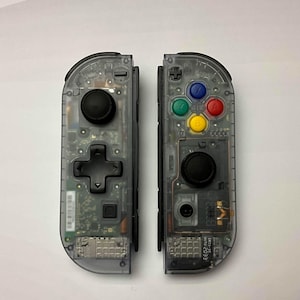 Custom Clear Case Joy-Con Controllers