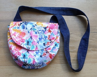 Retro Floral Mini Bag, Doll Nappy Bag