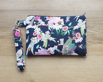 Wristlet / removable pocket for Baby Carrier - Gumnut Babies Zipper Pouch Black