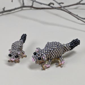 Pinselschwanz Possum - Peyote gewebt. PDF NUR ZUM DOWNLOAD