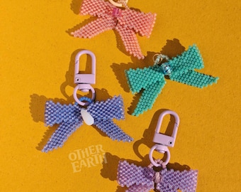 Padrão de laço peyote com miçangas – Tutorial de tecelagem de miçangas 3D (Download em PDF)