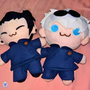 Pelúcias Gojo Satoru e Geto Suguru