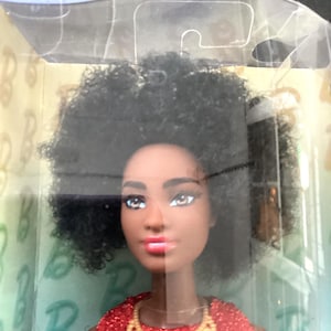 Barbie Black Fashionista Belleza afroamericana con muñeca afro MIB