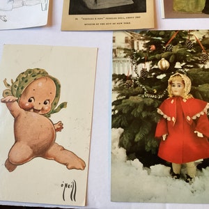 Cartoline d'epoca Bambole e cartoline del museo antico