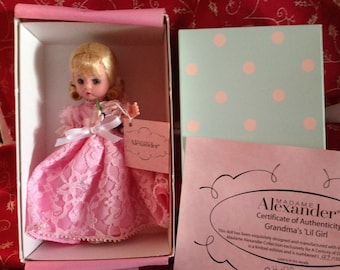 Grandma’s Little Girl Madame Alexander Doll LIMTED to 150 PCs  with COA & Porcelain Shoe Treasure Box  Perfect Grandma Gift