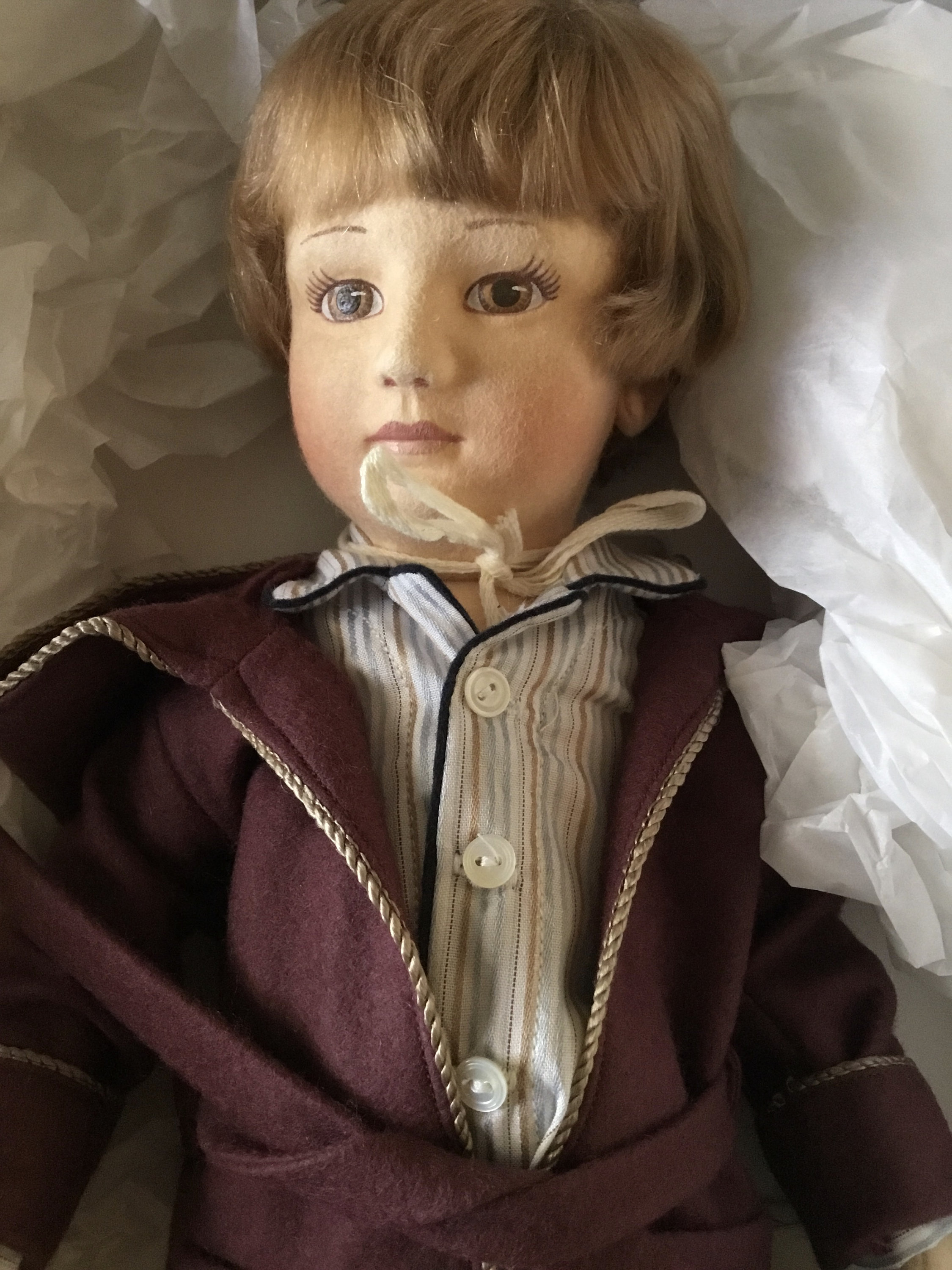 Bedtime Christopher Robin & Pooh | R. John Wright Dolls