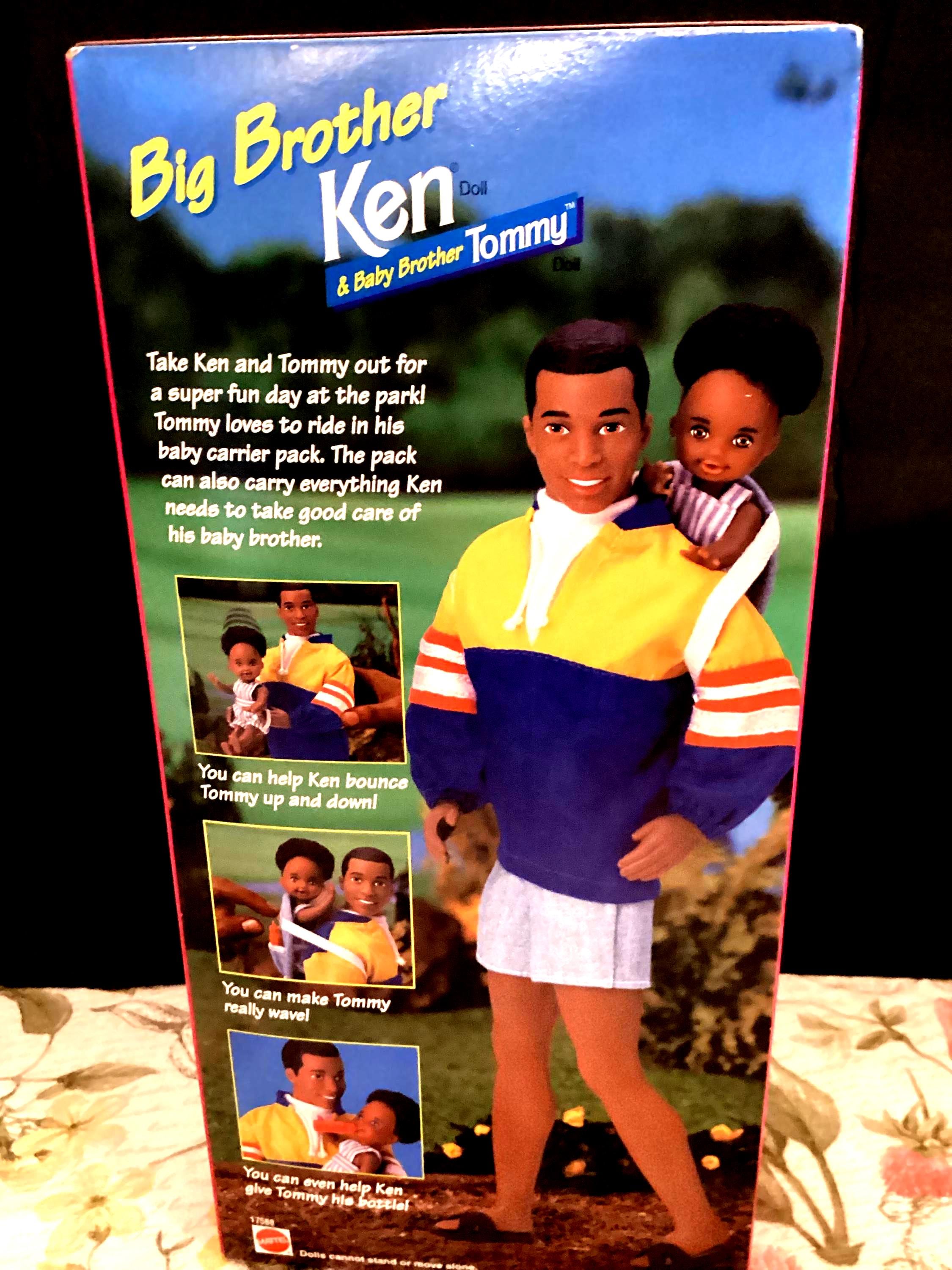 Ken Barbie C- 1996 Big Brother African American Ken &baby Brother