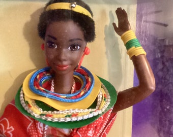 Barbie Kenya African American Dolls of the World Collection Mint