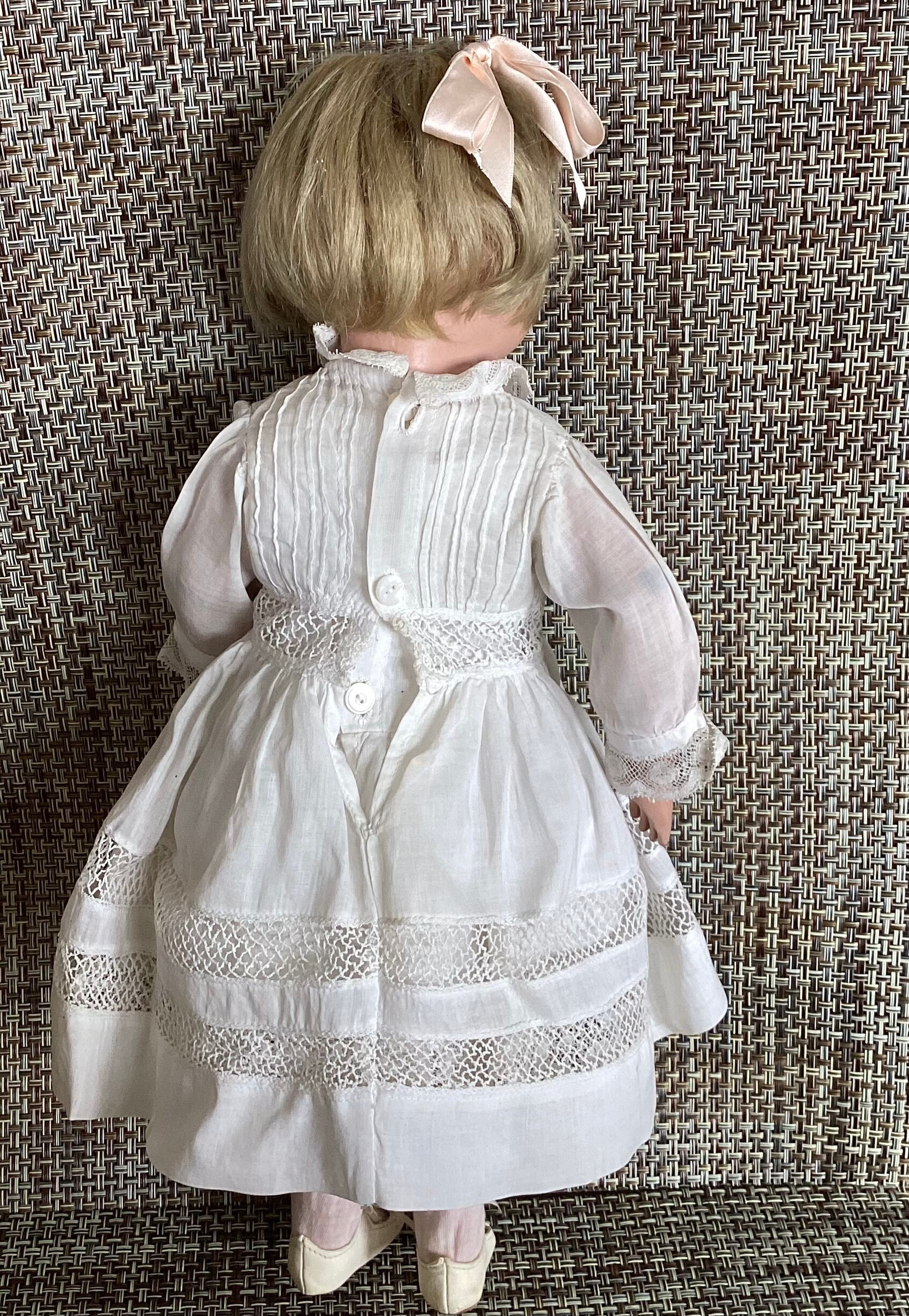 Antique Schoenhut 16” Doll Character 403 With Original Wig