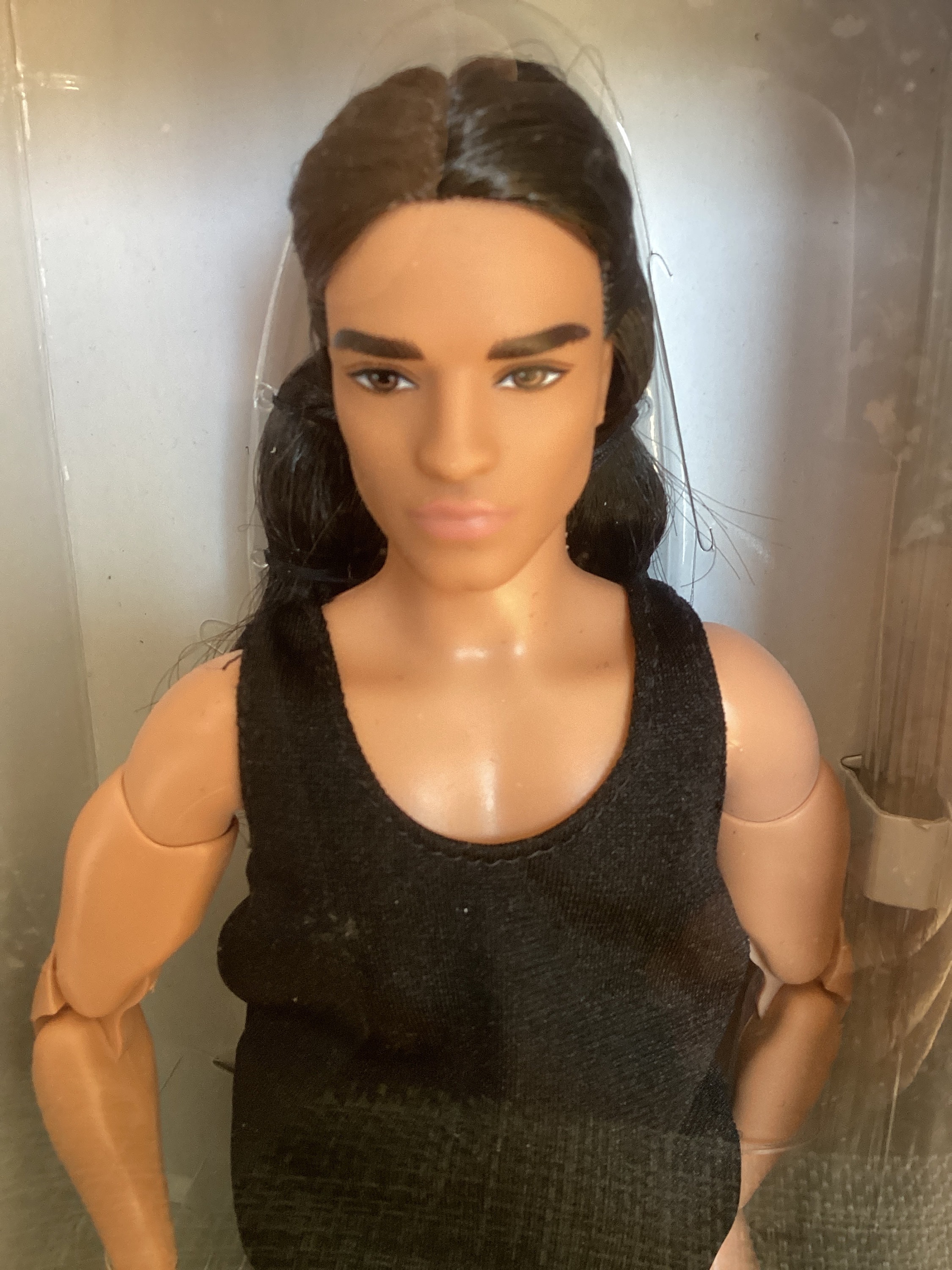 Barbie Looks Ken Model #9 Long Hair Sexy Ken Doll Ken Doll Jointed