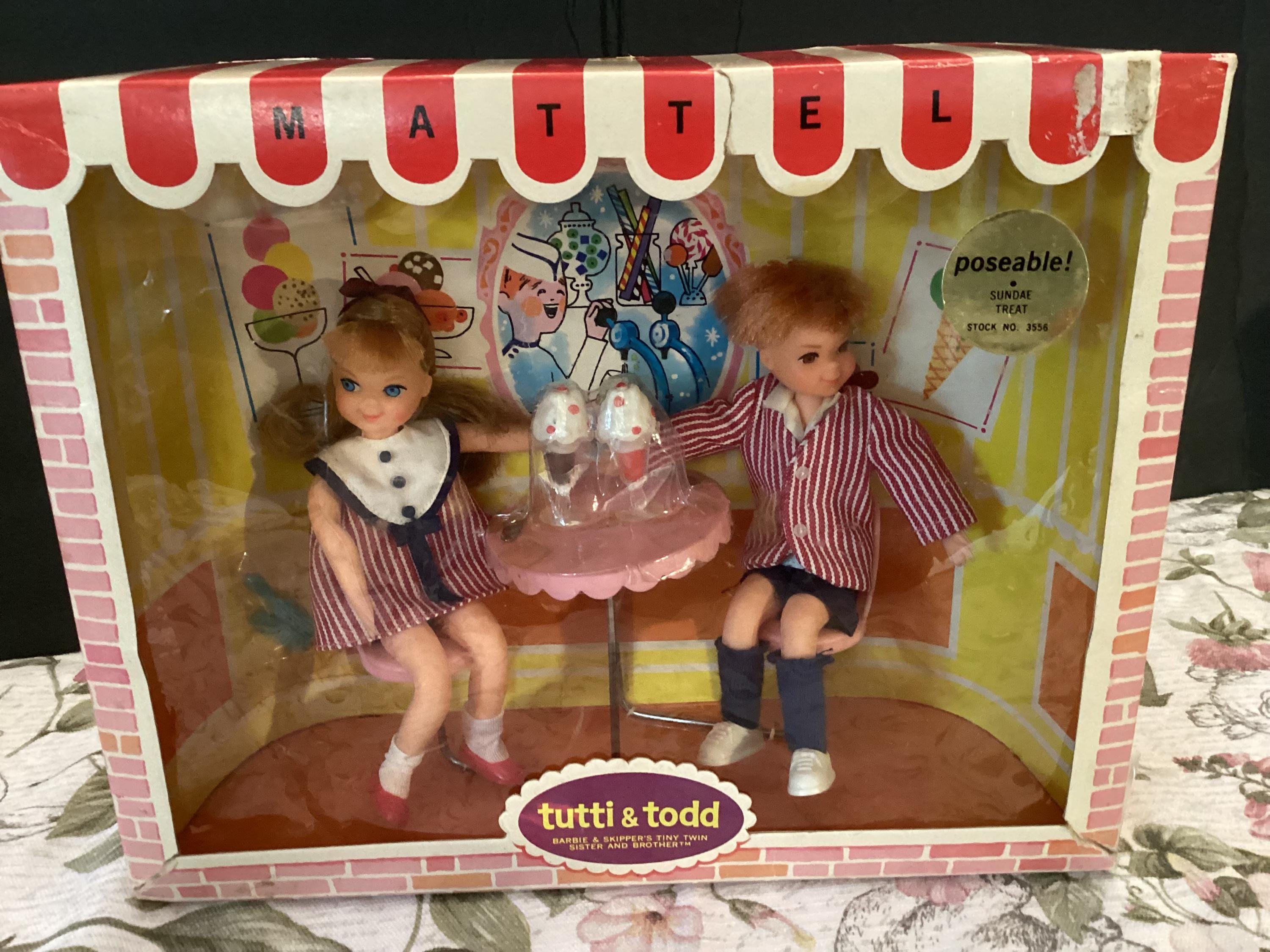 Barbie Sister Barbie Todd And Tutti Tutti Todd Doll Play House