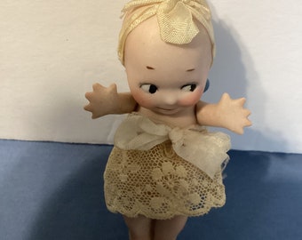 Antike 5 ”Flapper ONeill Kewpie Alle Bisque gegliederten Charakter Ausgezeichneter Zustand