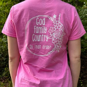 God, Family, Country | In That Order T-Shirt