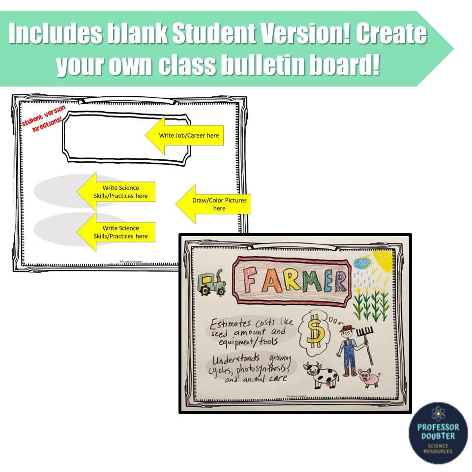 Science Bulletin Board and Back to School Why Learn Science Class Door ...