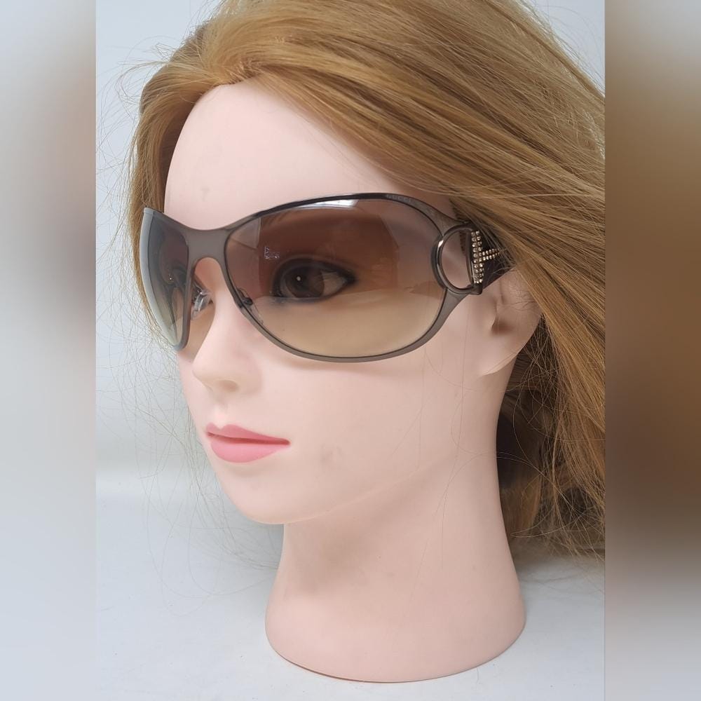 Gucci Sunglasses GG2737STRASS Vintage Y2K Horsebit Diamonds Wrap