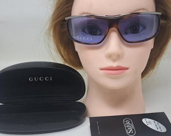 Gucci Womens Sunglasses Tom Ford Y2K Green Black Rectangle  display picture 3