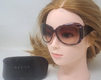 Authentic Gucci GG 2432/S 7UE Brown Sunglasses - Oval Frame