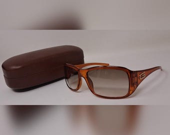 Gucci Womens Sunglasses Tom Ford Y2K Green Black Rectangle GG 2409