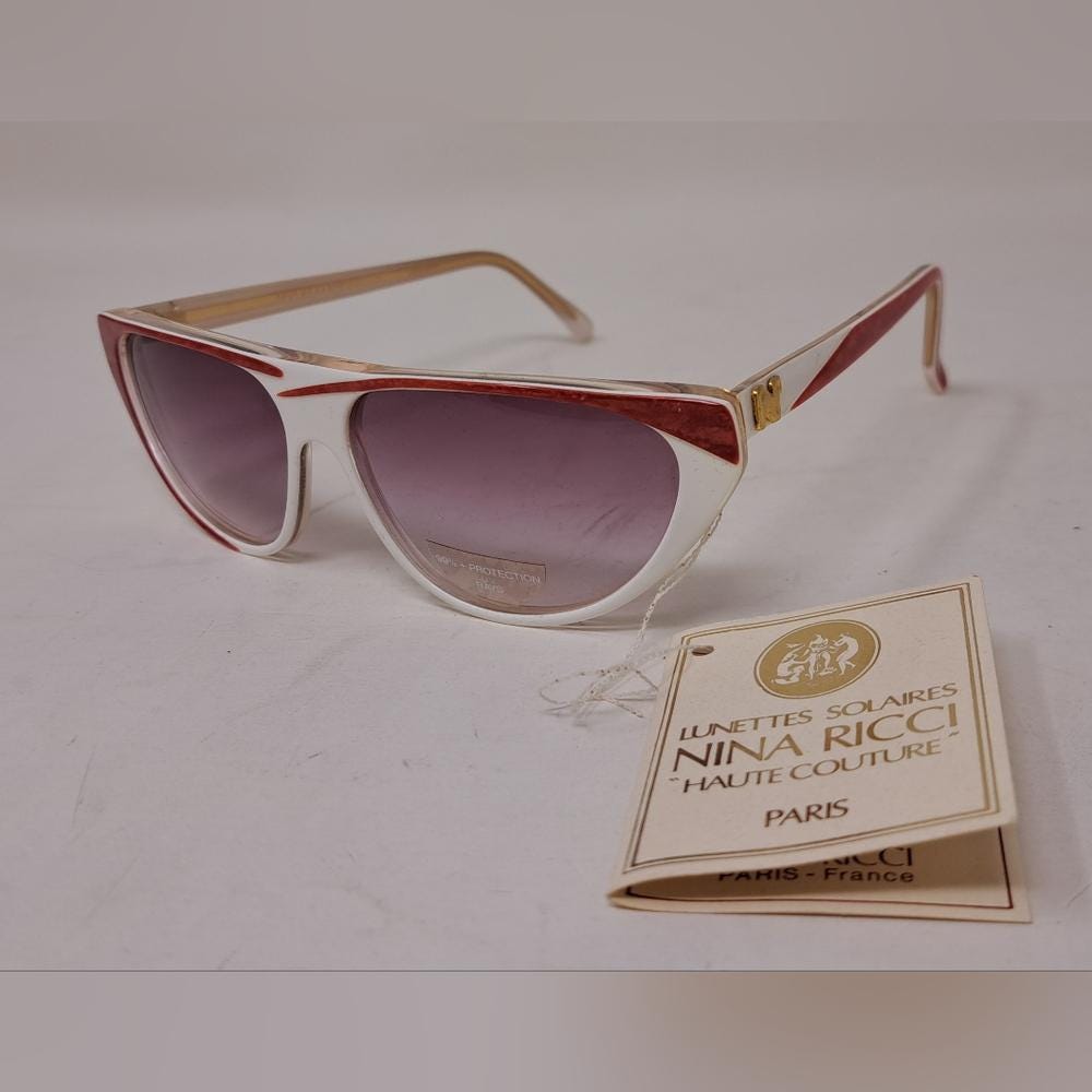 NWT Nina Ricci Women\'s Sunglasses Retro Vintage 70s 80s Hand Made Paris 1042 CL Nina Ricci Sunglasses for Women with Vintage for sale | eBay main image 3