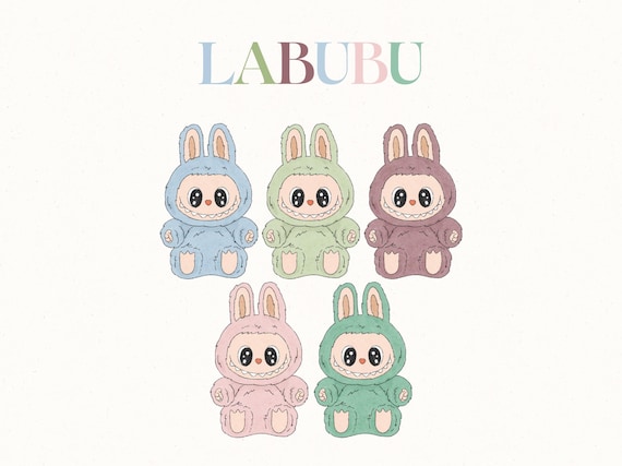 Labubu png, La Bubu Clipart, Labubu Character Designs