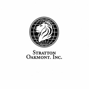 May include: A black and white logo featuring a lion's head within a globe design. The text "STRATTON OAKMONT, INC." is below the logo. The words "FOR TRAINING PURPOSES ONLY" are at the bottom.