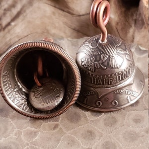 Motorcycle Guard Bell made from Half Dollar Coins 1971-2022 (Select Year)