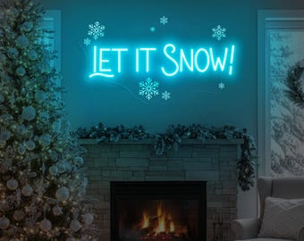 Snowflake - Led Neon Sign - Etsy